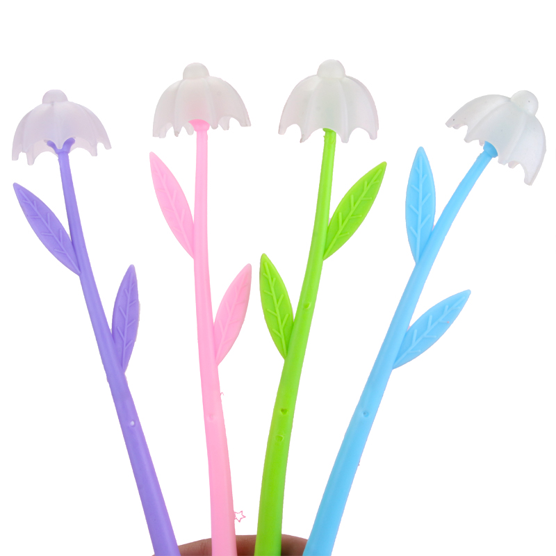 Factory Direct Sales Internet Celebrity Color Changing Arnold Palmer Flower Gel Pen Soft Glue Signature Pen Students&#039; Supplies Wholesale Customization