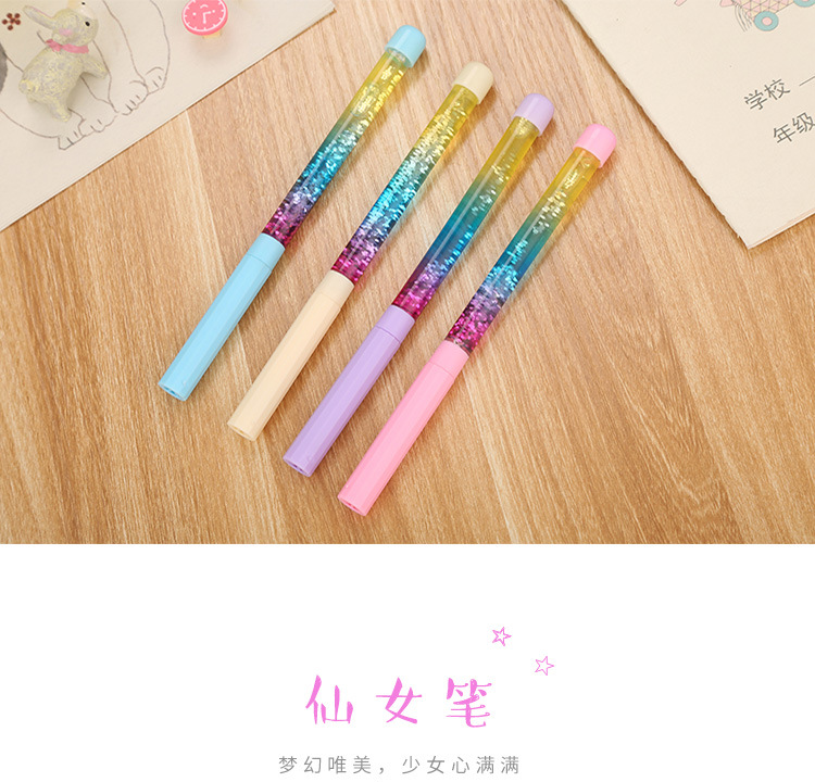 Creative Gel Pen Factory Direct Sales Water-Based Paint Pen TikTok Same Style Colorful Magic Stick Crystal Liquid Quicksand Fairy Pen Creative Gel Pen Factory Direct Sales Water-Based Paint Pen TikTok Same Style Colorful Magic Stick Crystal Liquid Quicksand Fairy Pen
