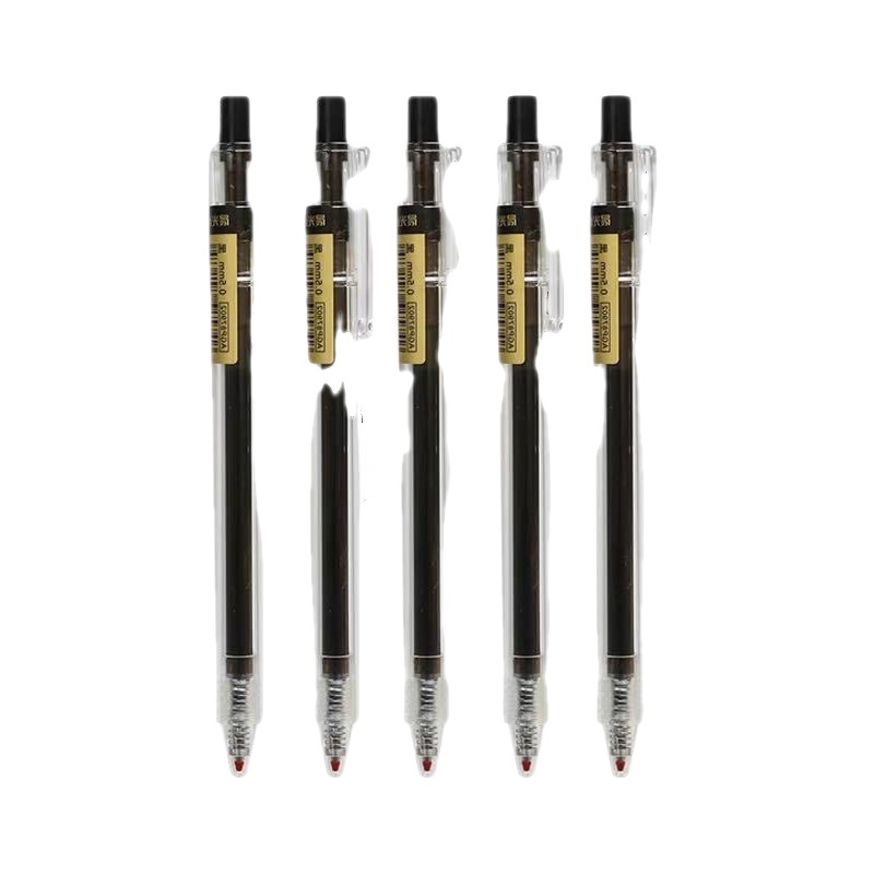 Genuine Youpin Gel Pen Agp87902 Press Gel Pen 0.5 Transparent Pen Holder Simple Gel Pen Black Pen