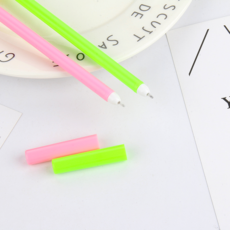 Creative Cartoon Candy Color Mermaid Gel Pen Cute Refreshing Black Gel Ink Pen Stationery Office Supplies