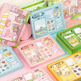 Notebook Large Gift Box Blind Box Notebook Ben and Paper Adhesive Tape Sticky Note Student Stationery Lucky Big Lucky Bag Notebook Large Gift Box Blind Box Notebook Ben and Paper Adhesive Tape Sticky Note Student Stationery Lucky Big Lucky Bag