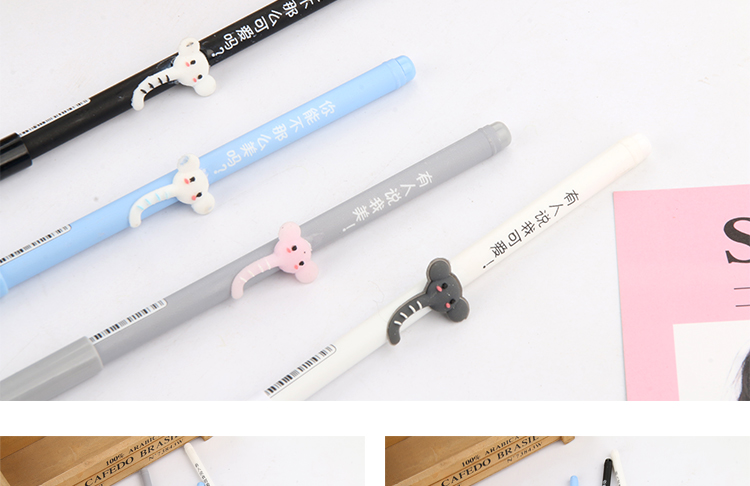 P-0680 Cartoon Creative Little Elephant Penholder Gel Pen Animal Black Gel Ink Pen Student Stationery P-0680 Cartoon Creative Little Elephant Penholder Gel Pen Animal Black Gel Ink Pen Student Stationery