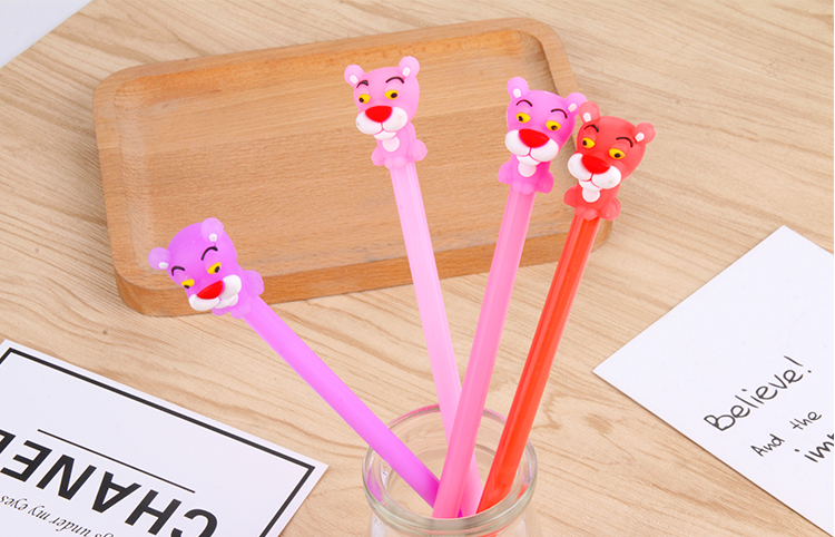 Creative Student Cartoon Pink Panther Gel Pen Cute Learning Stationery Ball Pen Office Signature Pen Factory Wholesale Creative Student Cartoon Pink Panther Gel Pen Cute Learning Stationery Ball Pen Office Signature Pen Factory Wholesale