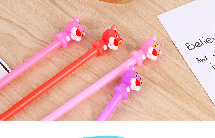 Creative Student Cartoon Pink Panther Gel Pen Cute Learning Stationery Ball Pen Office Signature Pen Factory Wholesale Creative Student Cartoon Pink Panther Gel Pen Cute Learning Stationery Ball Pen Office Signature Pen Factory Wholesale