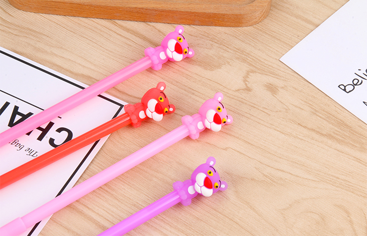 Creative Student Cartoon Pink Panther Gel Pen Cute Learning Stationery Ball Pen Office Signature Pen Factory Wholesale Creative Student Cartoon Pink Panther Gel Pen Cute Learning Stationery Ball Pen Office Signature Pen Factory Wholesale