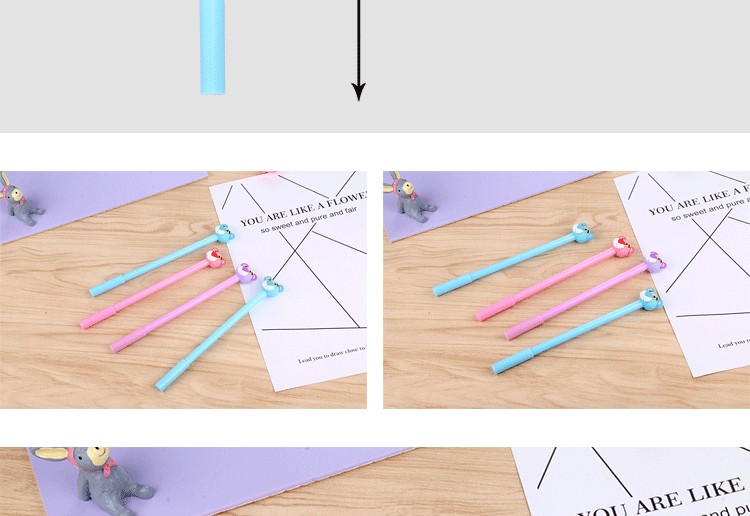 Factory Creative Pink Panther Gel Pen Cartoon Animal Tiger Head Black Gel Ink Pen Students' Office Stationery Factory Creative Pink Panther Gel Pen Cartoon Animal Tiger Head Black Gel Ink Pen Students' Office Stationery