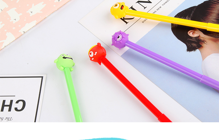 New Cartoon Creative Ball Gel Pen Purr Black Gel Ink Pen Student Stationery Prize New Cartoon Creative Ball Gel Pen Purr Black Gel Ink Pen Student Stationery Prize
