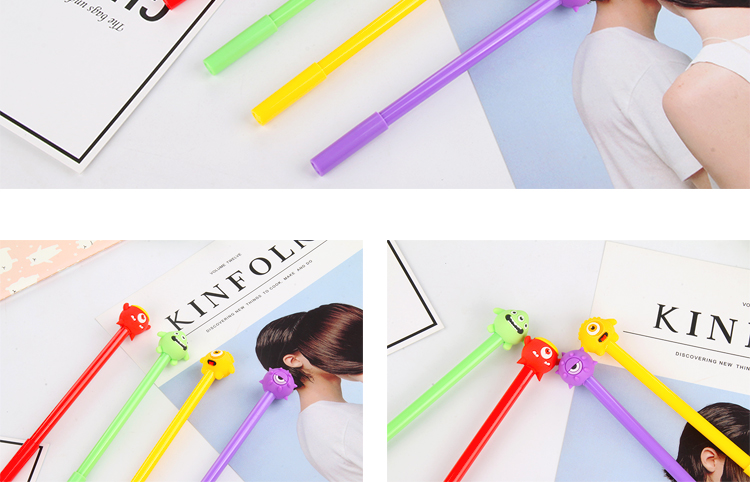 New Cartoon Creative Ball Gel Pen Purr Black Gel Ink Pen Student Stationery Prize New Cartoon Creative Ball Gel Pen Purr Black Gel Ink Pen Student Stationery Prize