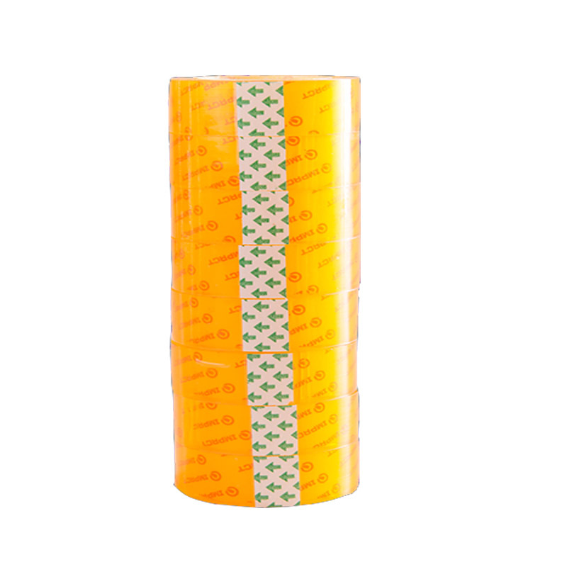 Wholesale Student Transparent Tape 0.8cm Wide Stationery Adhesive Tape Customized Bopp Hand Tear Laminating Film Adhesive Tape 1.2cm
