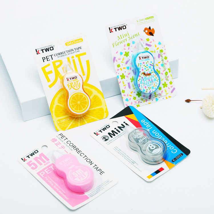 Zhilixing Fruit Color Color Correction Tape Mini Correction Tape Cute Childhood Memory Correction Tape Stationery Wholesale