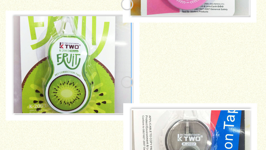Zhilixing Fruit Color Color Correction Tape Mini Correction Tape Cute Childhood Memory Correction Tape Stationery Wholesale Zhilixing Fruit Color Color Correction Tape Mini Correction Tape Cute Childhood Memory Correction Tape Stationery Wholesale