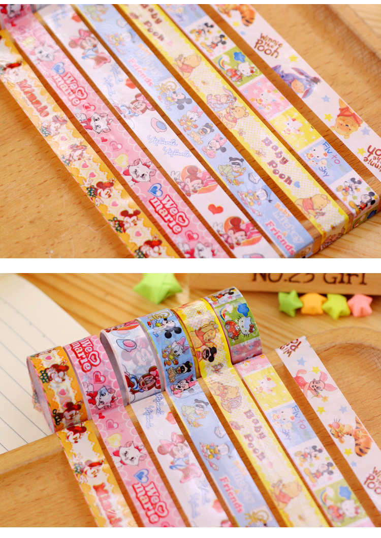 Xufeng AJ-5 Korean Stationery Cartoon Tape Wholesale Children's Tape Color Small Tape Factory Direct Sales T Xufeng AJ-5 Korean Stationery Cartoon Tape Wholesale Children's Tape Color Small Tape Factory Direct Sales T