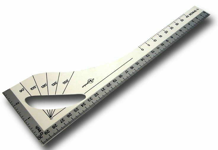 30cm Wooden Angle Ruler
