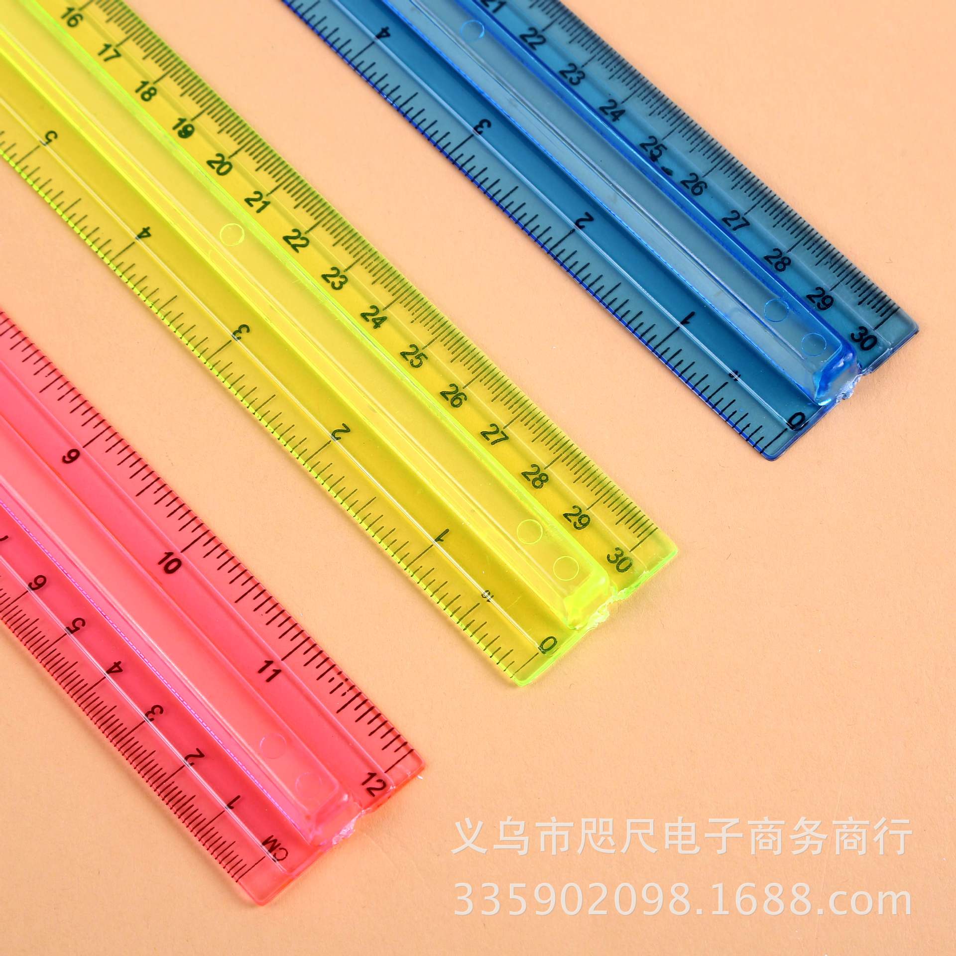 Bin Bin Bin stationery wholesale factory student supplies i-ruler set 3 pieces of 30CM ruler Bin Bin Bin stationery wholesale factory student supplies i-ruler set 3 pieces of 30CM ruler