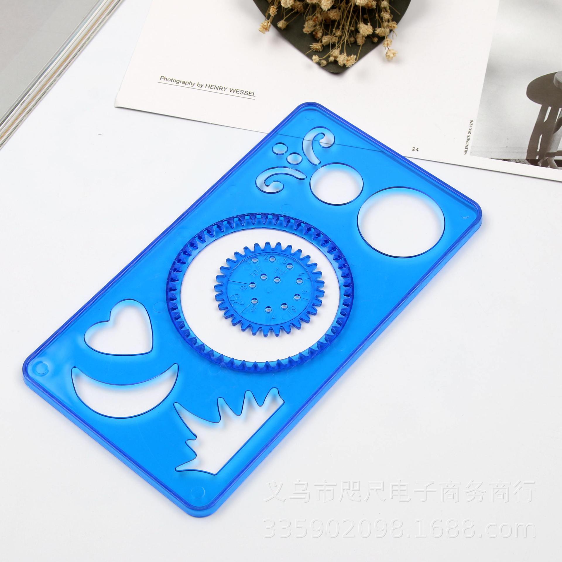 Wanhua ruler multifunctional drawing template ruler creative apple stationery wholesale children gifts Wanhua ruler multifunctional drawing template ruler creative apple stationery wholesale children gifts