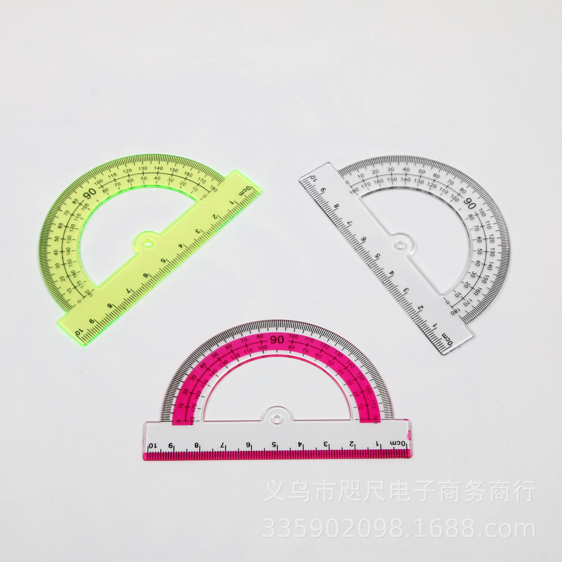 Bin Bin Bin stationery plastic triangular plate ruler box set triangular plate set ruler manufacturers direct sale wholesale