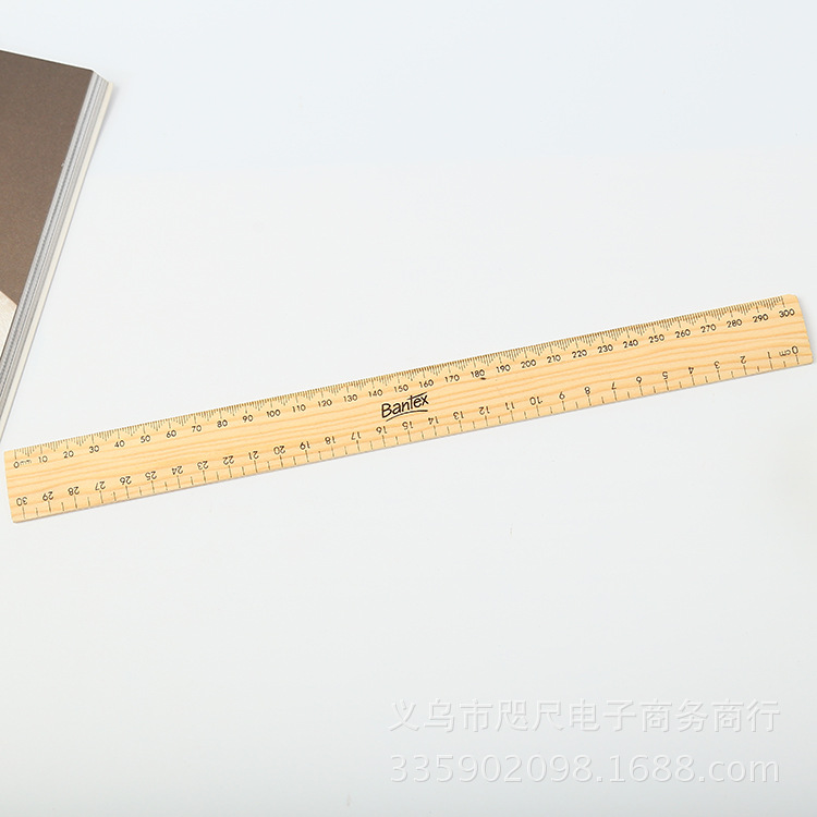 Manufacturer wholesale direct selling wooden ruler 30cm single-side dual scale ruler students learn stationery ruler Manufacturer wholesale direct selling wooden ruler 30cm single-side dual scale ruler students learn stationery ruler