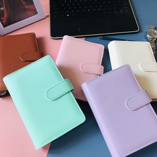 A5 Business Simplicity Pu Magnetic Snap Notebook B5 Yangba Soft Copy Journal Book Set Logo Notebook Wholesale