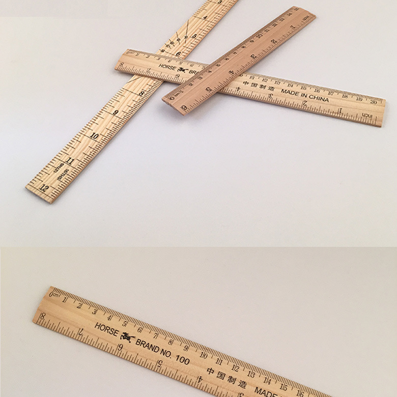 Engraved LOGO customized the original wood color wooden ruler is 15 cm, 20 cm, 30 cm dual - scale wooden ruler, manufacturers direct shot Engraved LOGO customized the original wood color wooden ruler is 15 cm, 20 cm, 30 cm dual - scale wooden ruler, manufacturers direct shot