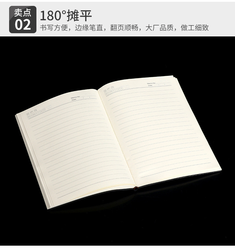 Spot Creative Diary Book A5 Thickened Meeting Office Notepad Customized Business Notebook Pack Customized Logo