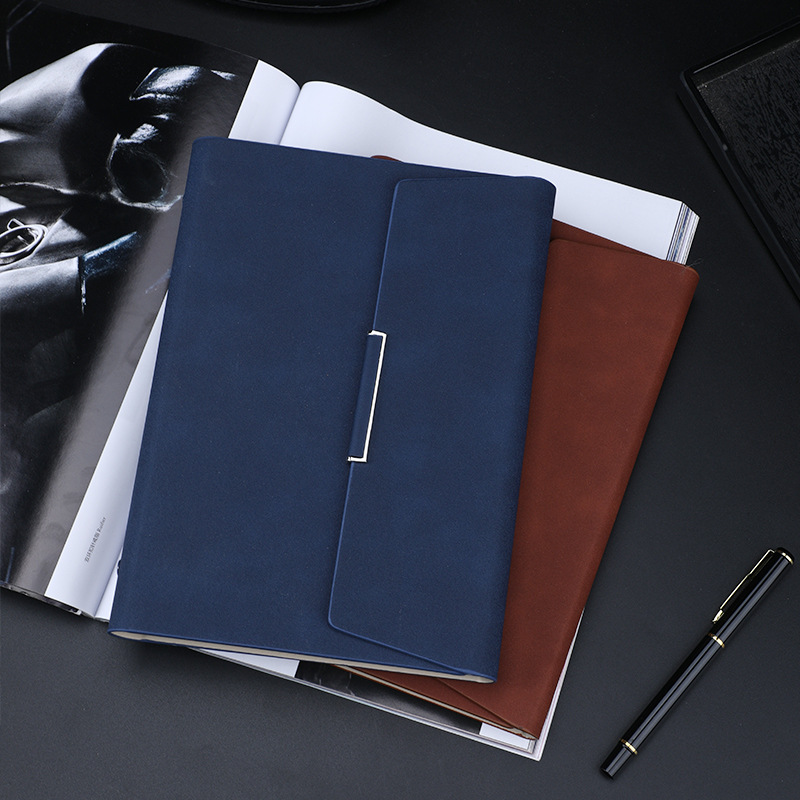 Customized Business A5 Tri-Fold Loose-Leaf Notebook Customized Notebook Gift Set Notepad Customizable Logo