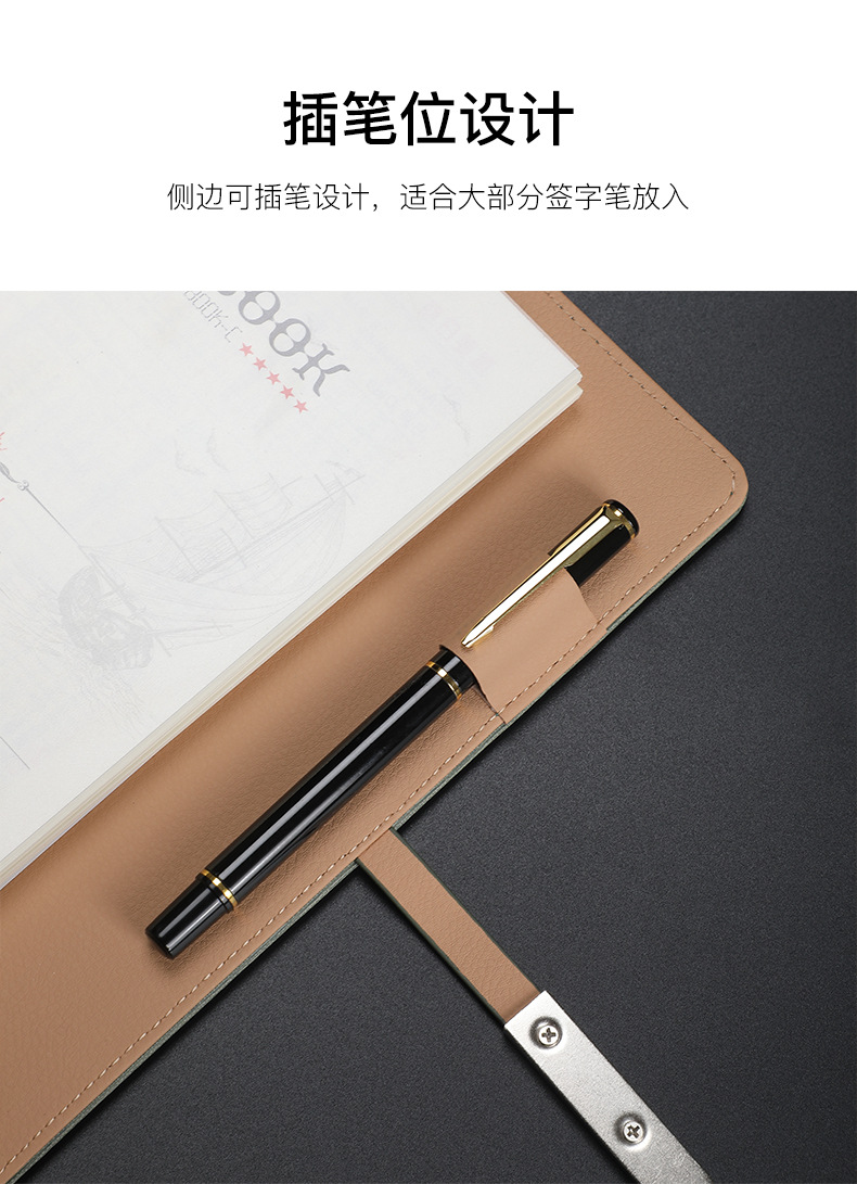 A5 Business Loose-Leaf Notebook Customized Office Gift Stationery Set Meeting Record Notebook Customized Logo A5 Business Loose-Leaf Notebook Customized Office Gift Stationery Set Meeting Record Notebook Customized Logo
