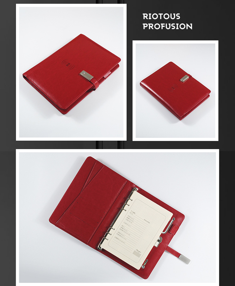 Enterprise Business Gift Set Notebook A5 Multi-Function Wireless Charging Notepad Power Supply Notepad Gift Box