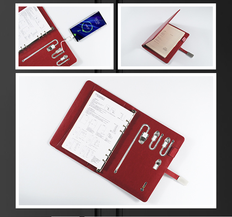 Enterprise Business Gift Set Notebook A5 Multi-Function Wireless Charging Notepad Power Supply Notepad Gift Box