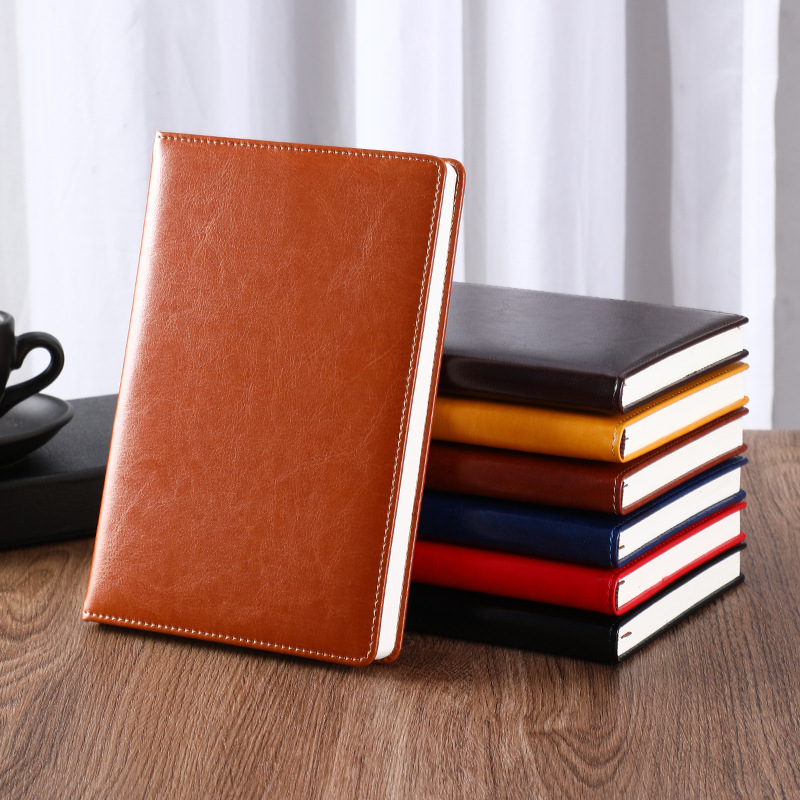 A5 Notebook Custom Business Gift Set Notepad Imitated Leather Notebook Custom Logo