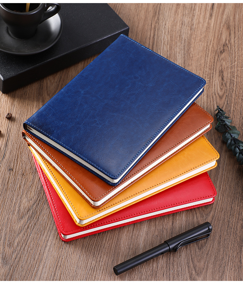 A5 Notebook Custom Business Gift Set Notepad Imitated Leather Notebook Custom Logo