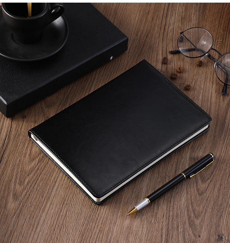 A5 Notebook Custom Business Gift Set Notepad Imitated Leather Notebook Custom Logo