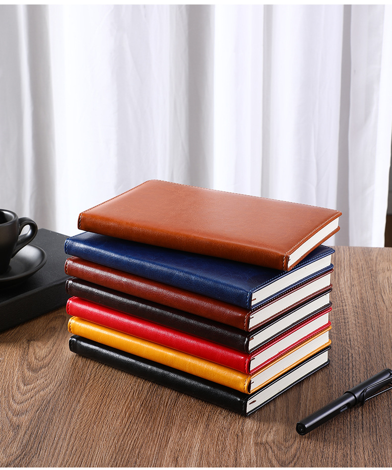A5 Notebook Custom Business Gift Set Notepad Imitated Leather Notebook Custom Logo