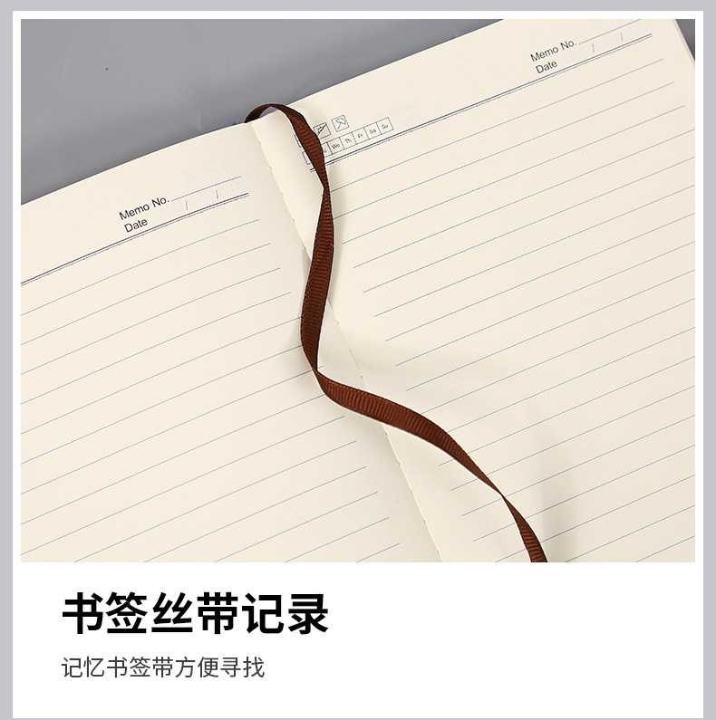 A5 Notebook Pack B5 Leather Surface Notepad Printable Logo Buckle Meeting Notebook Student Gift Diary