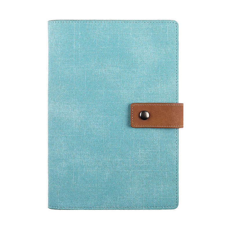 A5 Soft Leather Loose-Leaf Notebook Office Meeting Notebook Personality Creative Notepad Gift Set Customizable Logo