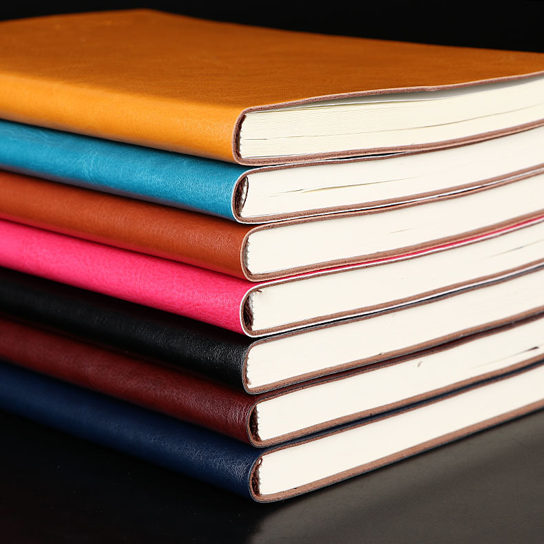 A5 Business Meeting Pu Cover Notebook Custom with Pen Journal Book Gift Set Custom Logo Notepad