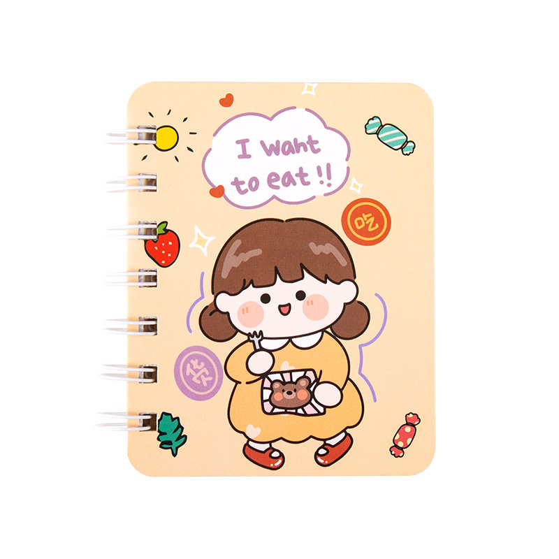 A7 Flip Coil Notebook Student Small Notebook Pocket Mini Notebook Diary Portable Office Notepad Wholesale