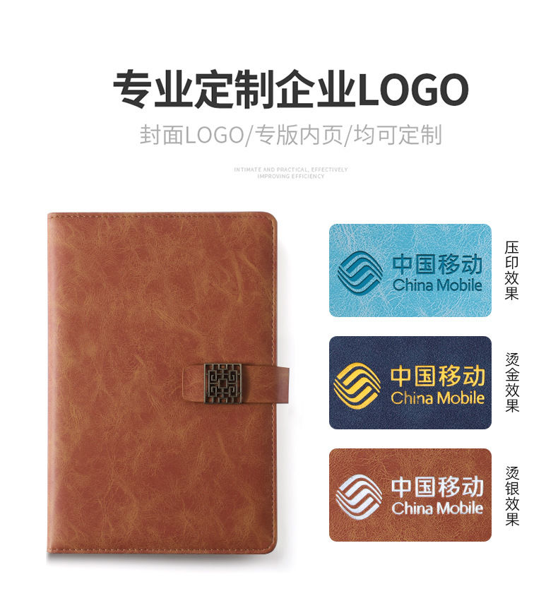 Business A5 Notebook Pack Custom Logo Simple Notepad Gift Set Creative Notepad Thick Diary