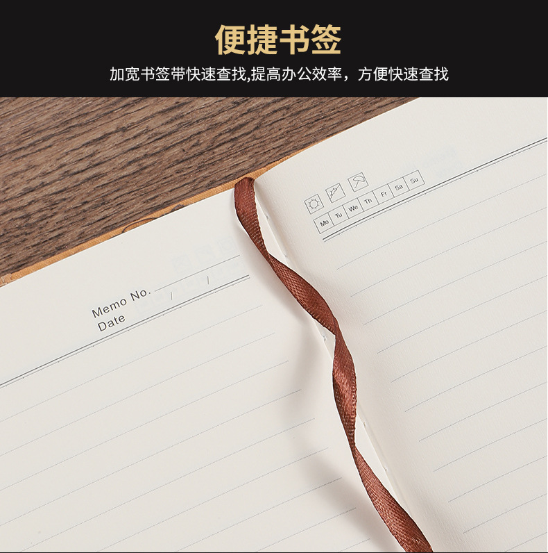 Business A5 Notebook Pack Custom Logo Simple Notepad Gift Set Creative Notepad Thick Diary