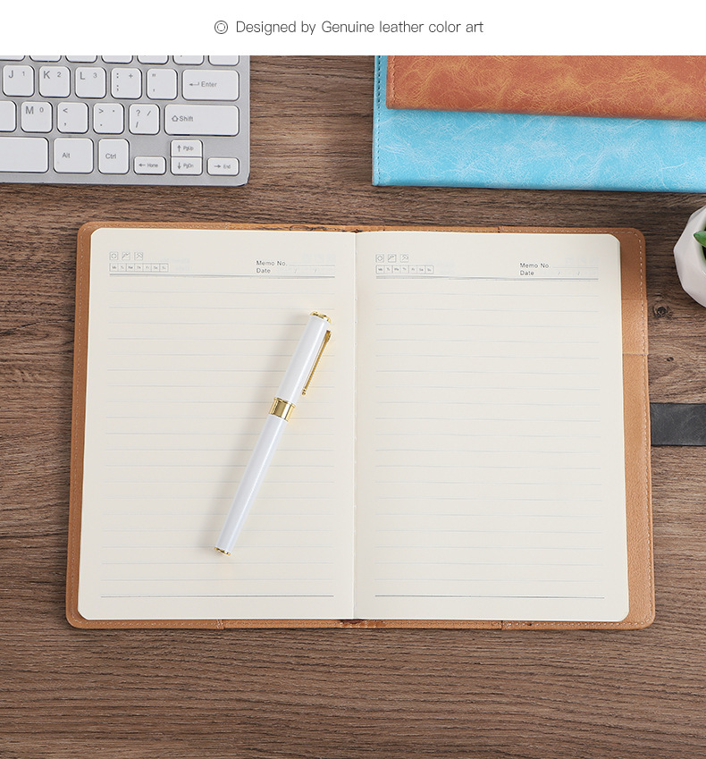 Business A5 Notebook Pack Custom Logo Simple Notepad Gift Set Creative Notepad Thick Diary