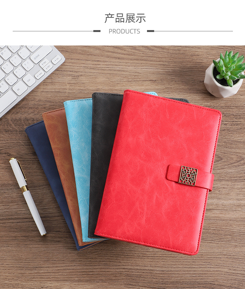 Business A5 Notebook Pack Custom Logo Simple Notepad Gift Set Creative Notepad Thick Diary