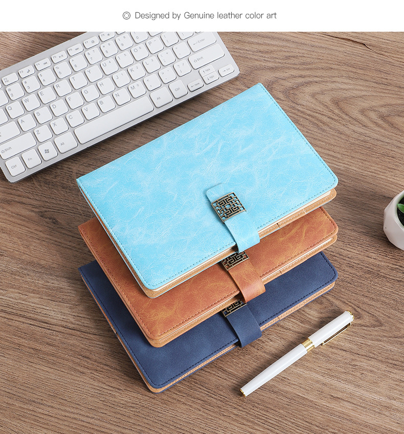 Business A5 Notebook Pack Custom Logo Simple Notepad Gift Set Creative Notepad Thick Diary