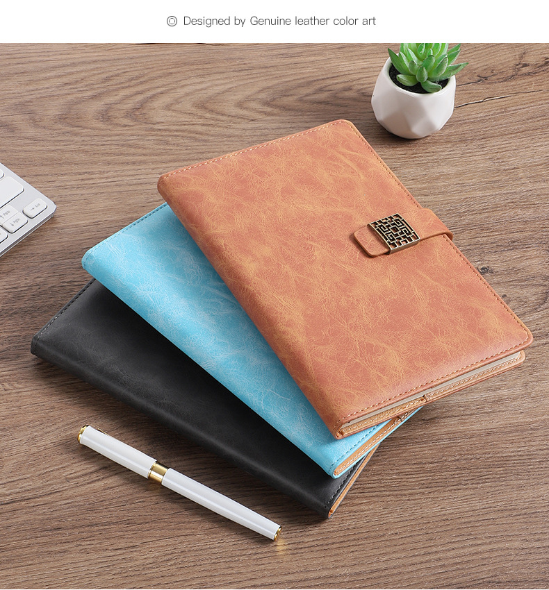Business A5 Notebook Pack Custom Logo Simple Notepad Gift Set Creative Notepad Thick Diary