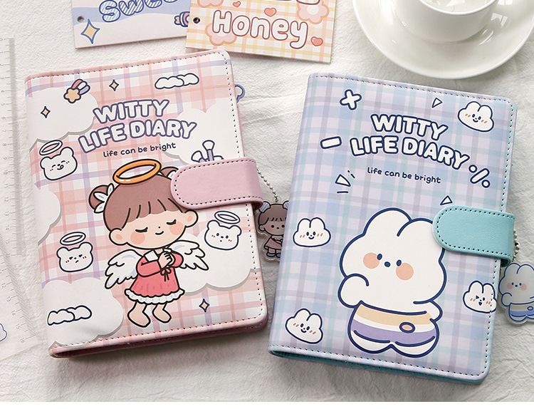 Lifting Multi-Hand Notebook Adorable Set Cute Simple Ins Girl Life Page Hand Account Set Gift Box Notebook