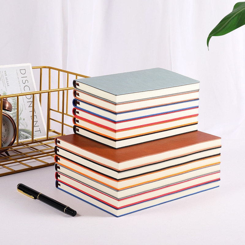 Spot A5 Notepad A6 Business Soft Leather Journal Book Diary Book Gift Set Notebook Customizable Logo