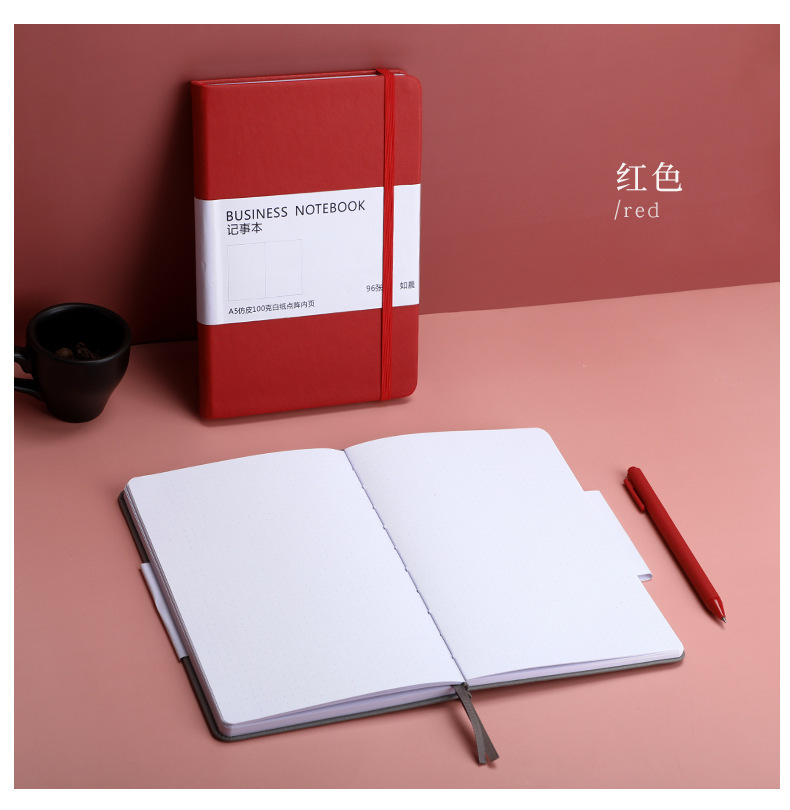 Notebook A5 Business Bandage Notepad Elastic Band Diary Printed Logo
