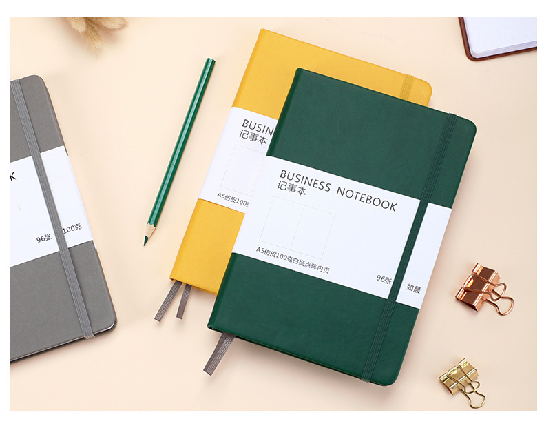 Notebook A5 Business Bandage Notepad Elastic Band Diary Printed Logo