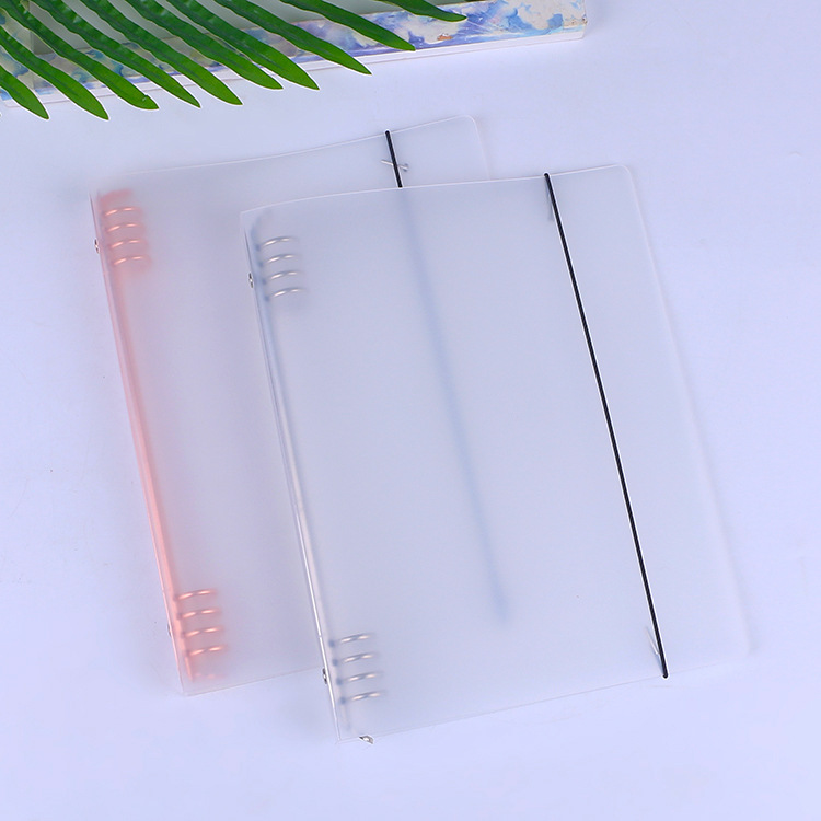 Spot Pp Loose-Leaf Notebook Shell 8-Hole B5 Frosted Loose-Leaf Replacement Shell A5a4 Loose-Leaf Inner Core Shell