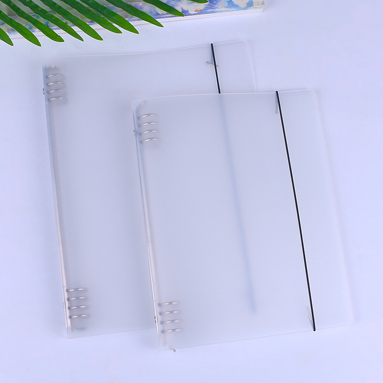 Spot Pp Loose-Leaf Notebook Shell 8-Hole B5 Frosted Loose-Leaf Replacement Shell A5a4 Loose-Leaf Inner Core Shell