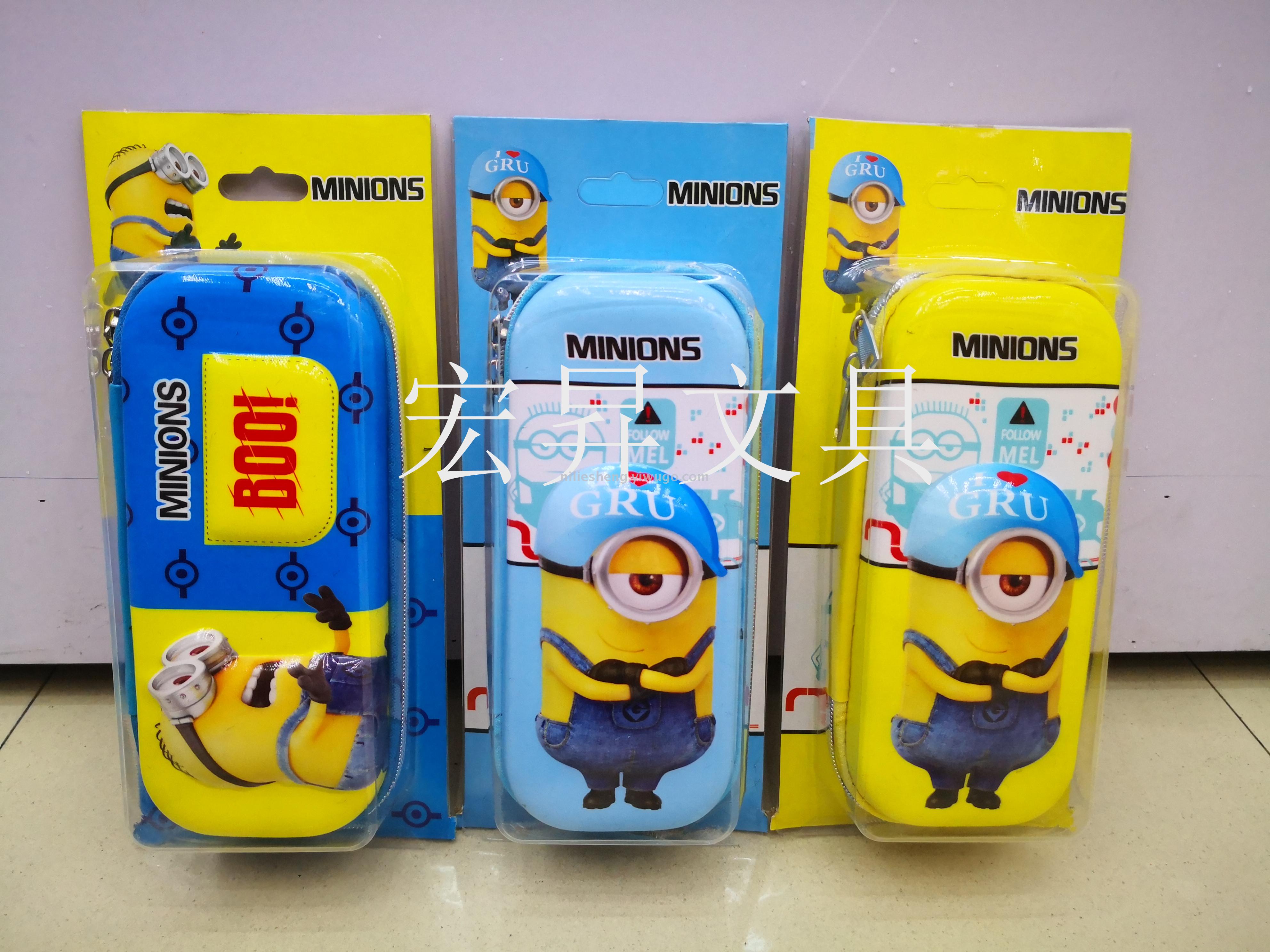 The Car EVA pen bag storage box large capacity 3 d waterproof pencil bag storage writing box student cartoon pen box