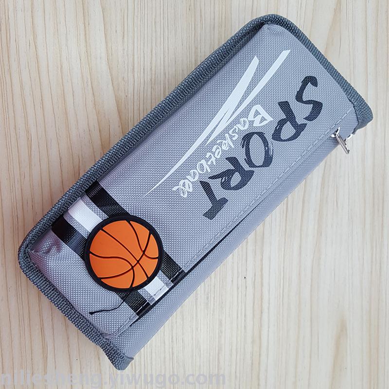 OPP pen bag in sports also students double zip waterproof high - capacity nylon cartoon high quality pen box